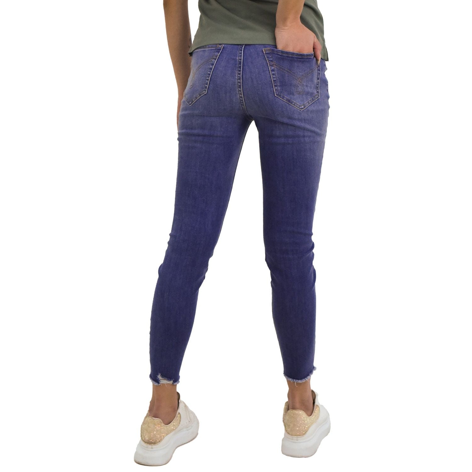Women's Denim Jeans - Blue - Giordano