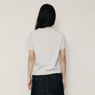 Women's Loose Fit Graphic Print Tee | Korea Collection - Grey - Giordano