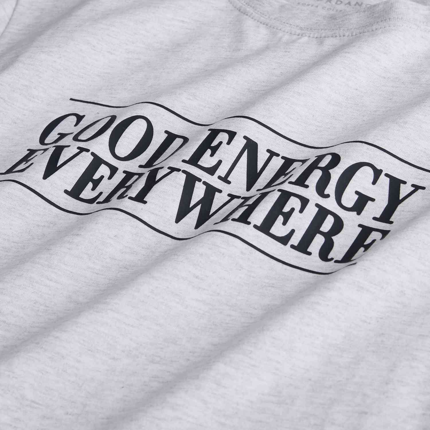 Women's Loose Fit Graphic Print Tee | Korea Collection - Grey - Giordano