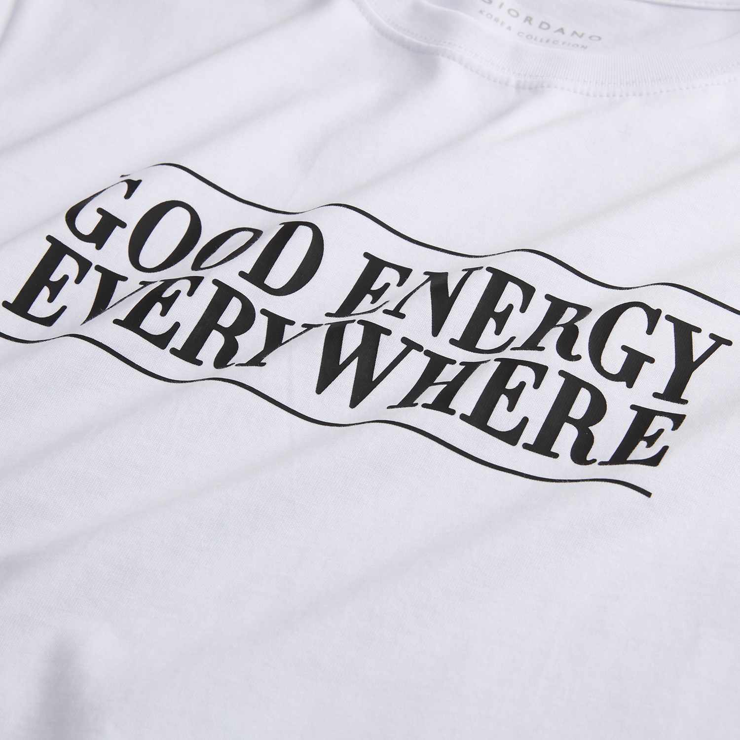 Women's Loose Fit Graphic Print Tee | Korea Collection - White - Giordano