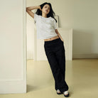 Women's Loose Fit Graphic Print Tee | Korea Collection - White - Giordano