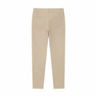Women's Slim Taper Mid Rise Stretch Khaki Pants - Yellow - Giordano